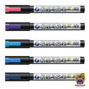 [EXM / SET] BÚT SƠN CAO CẤP RAY STUDIO METALLIC MODEL MARKER EX GỐC NƯỚC - màu kim loại tô mô hình gundam marker