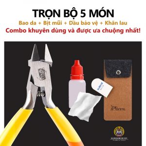 [VER 3.0/COMBO 5] KỀM SƠ CẤP NANYE IPLIERS KÈM BAO DA BỌC MŨI DẦU CHỐNG GỈ Kìm 1 lưỡi dụng cụ lắp ráp mô hình gundam