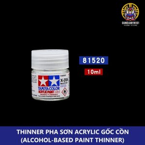 DUNG DỊCH PHA SƠN TAMIYA ACRYLIC PAINT THINNER X-20A GỐC CỒN - sơn cọ mô hình gundam handmade diy